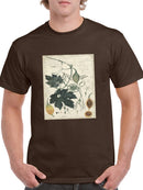 Botanical Drawings And Notes T-shirt -A. Descubes Designs