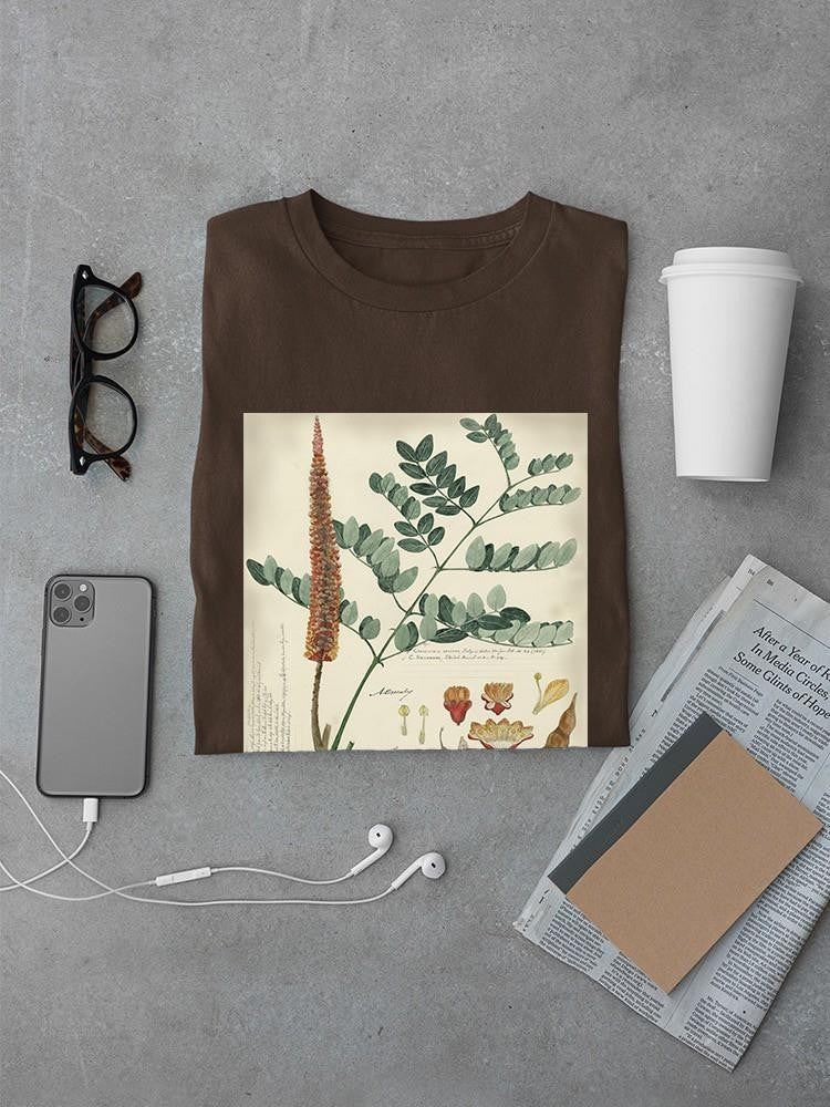 Botanical Notes And Drawings T-shirt -A. Descubes Designs