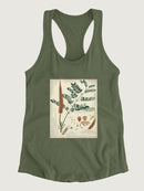 Botanical Notes And Drawings T-shirt -A. Descubes Designs