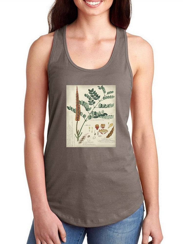 Botanical Notes And Drawings T-shirt -A. Descubes Designs
