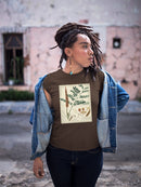Botanical Notes And Drawings T-shirt -A. Descubes Designs