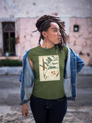 Botanical Notes And Drawings T-shirt -A. Descubes Designs
