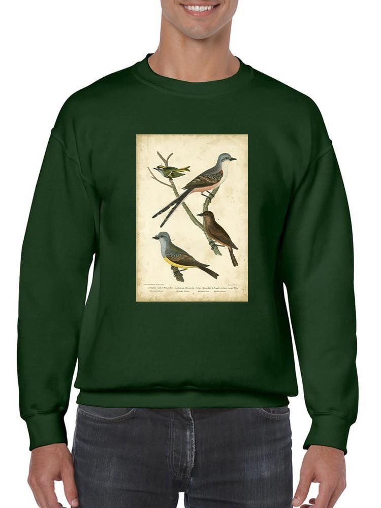 Wilsons Flycatcher  Sweatshirt -Alexander Wilson Designs