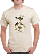 Orchard And Birds T-shirt -Alexander Wilson Designs