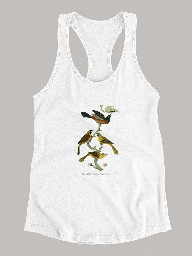 Orchard And Birds T-shirt -Alexander Wilson Designs