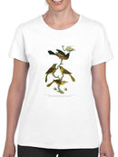 Orchard And Birds T-shirt -Alexander Wilson Designs