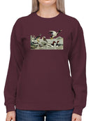 Duck Family Sweatshirt -Alexander Wilson Designs