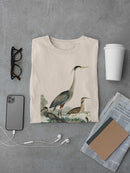 Heron Family I T-shirt -Alexander Wilson Designs
