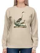 Heron Family I Sweatshirt -Alexander Wilson Designs