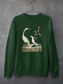 Vintage Heron Family Sweatshirt -Alexander Wilson Designs
