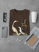 Vintage Heron Family T-shirt -Alexander Wilson Designs