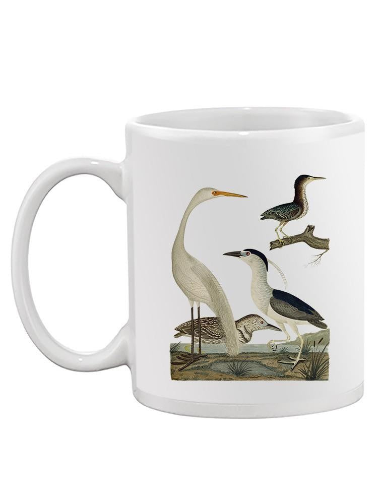 Vintage Heron Family Mug -Alexander Wilson Designs