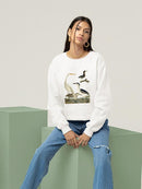 Vintage Heron Family Sweatshirt -Alexander Wilson Designs