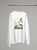 Vintage Heron Family Sweatshirt -Alexander Wilson Designs