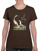 Vintage Heron Family T-shirt -Alexander Wilson Designs