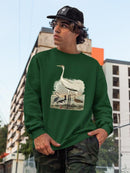 Heron Family Iii Sweatshirt -Alexander Wilson Designs