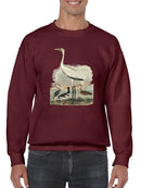 Heron Family Iii Sweatshirt -Alexander Wilson Designs