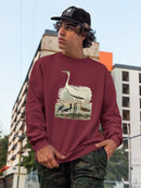 Heron Family Iii Sweatshirt -Alexander Wilson Designs