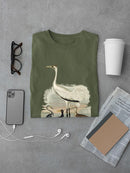 Heron Family Iii T-shirt -Alexander Wilson Designs