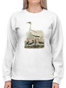 Heron Family Iii Sweatshirt -Alexander Wilson Designs