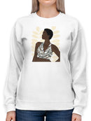 Ethnic Beauty I Sweatshirt -Alonzo Saunders Designs