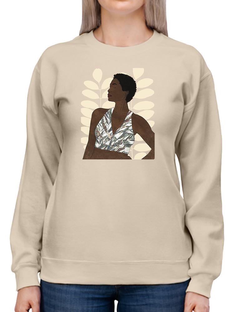 Ethnic Beauty I Sweatshirt -Alonzo Saunders Designs