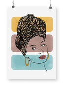 Head Wrap I. Wall Art -Alonzo Saunders Designs