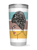 Head Wrap Ii Tumbler -Alonzo Saunders Designs