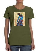 Woman Strong Iv T-shirt -Alonzo Saunders Designs