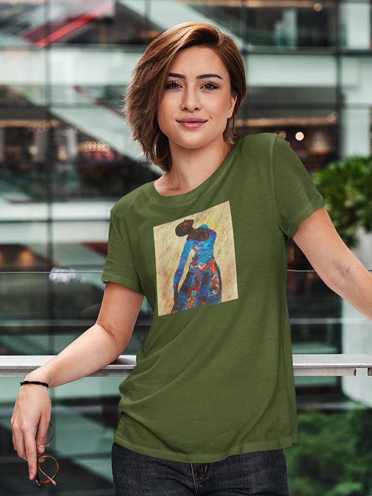 Woman Strong Iv T-shirt -Alonzo Saunders Designs