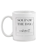 Soup Du Jour Iv Mug -Anna Hambly Designs