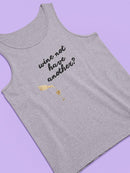 Wine Sentiment Vii T-shirt -Anna Hambly Designs