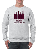 Wine Sentiment I Sweatshirt -Anna Hambly Designs