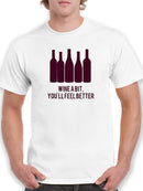 Wine Sentiment I. T-shirt -Anna Hambly Designs