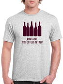 Wine Sentiment I. T-shirt -Anna Hambly Designs