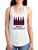 Wine Sentiment I T-shirt -Anna Hambly Designs
