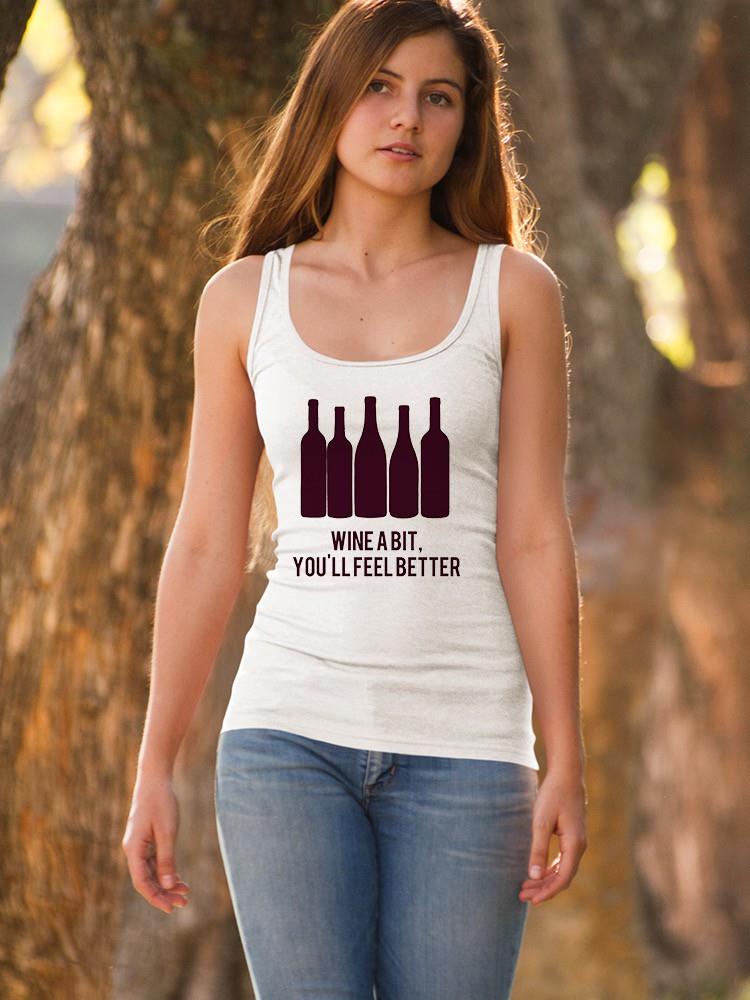 Wine Sentiment I T-shirt -Anna Hambly Designs