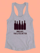 Wine Sentiment I T-shirt -Anna Hambly Designs
