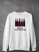Wine Sentiment I Sweatshirt -Anna Hambly Designs