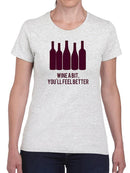 Wine Sentiment I. T-shirt -Anna Hambly Designs