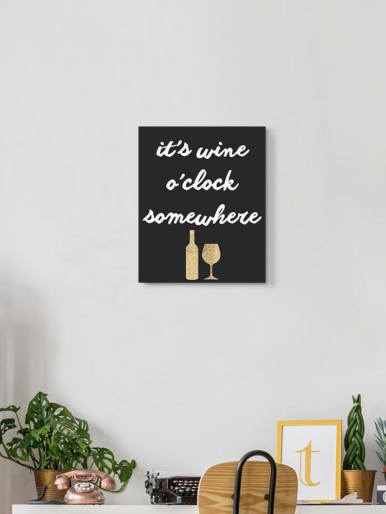 Wine Sentiment Iv Wall Art -Anna Hambly Designs