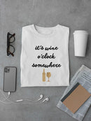 Wine Sentiment V. T-shirt -Anna Hambly Designs