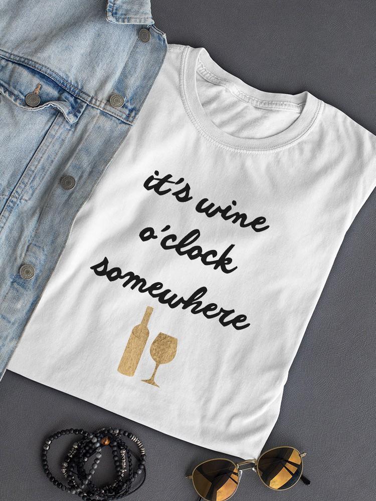 Wine Sentiment V. T-shirt -Anna Hambly Designs