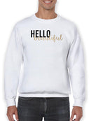 Golden Quote I Sweatshirt -Anna Hambly Designs