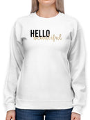 Golden Quote I Sweatshirt -Anna Hambly Designs