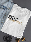 Golden Quote I. T-shirt -Anna Hambly Designs