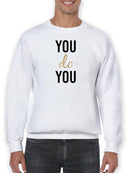Golden Quote Ii Sweatshirt -Anna Hambly Designs