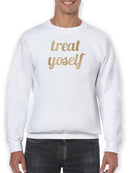 Golden Quote Ix Sweatshirt -Anna Hambly Designs