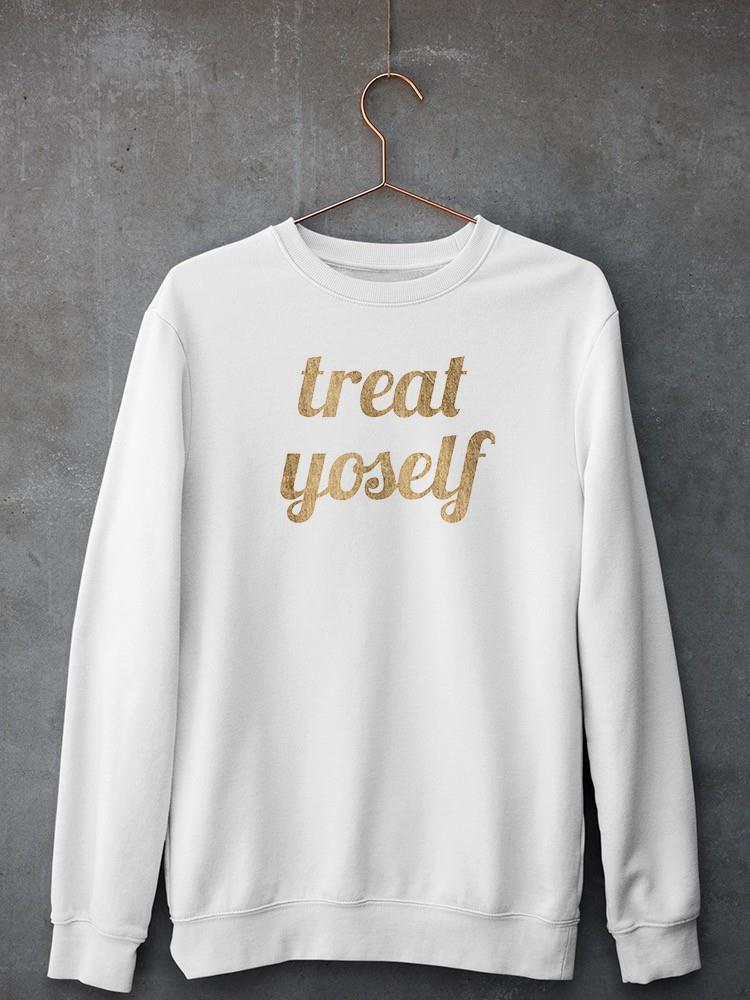 Golden Quote Ix Sweatshirt -Anna Hambly Designs