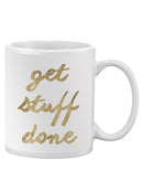 Golden Quote Vii Mug -Anna Hambly Designs